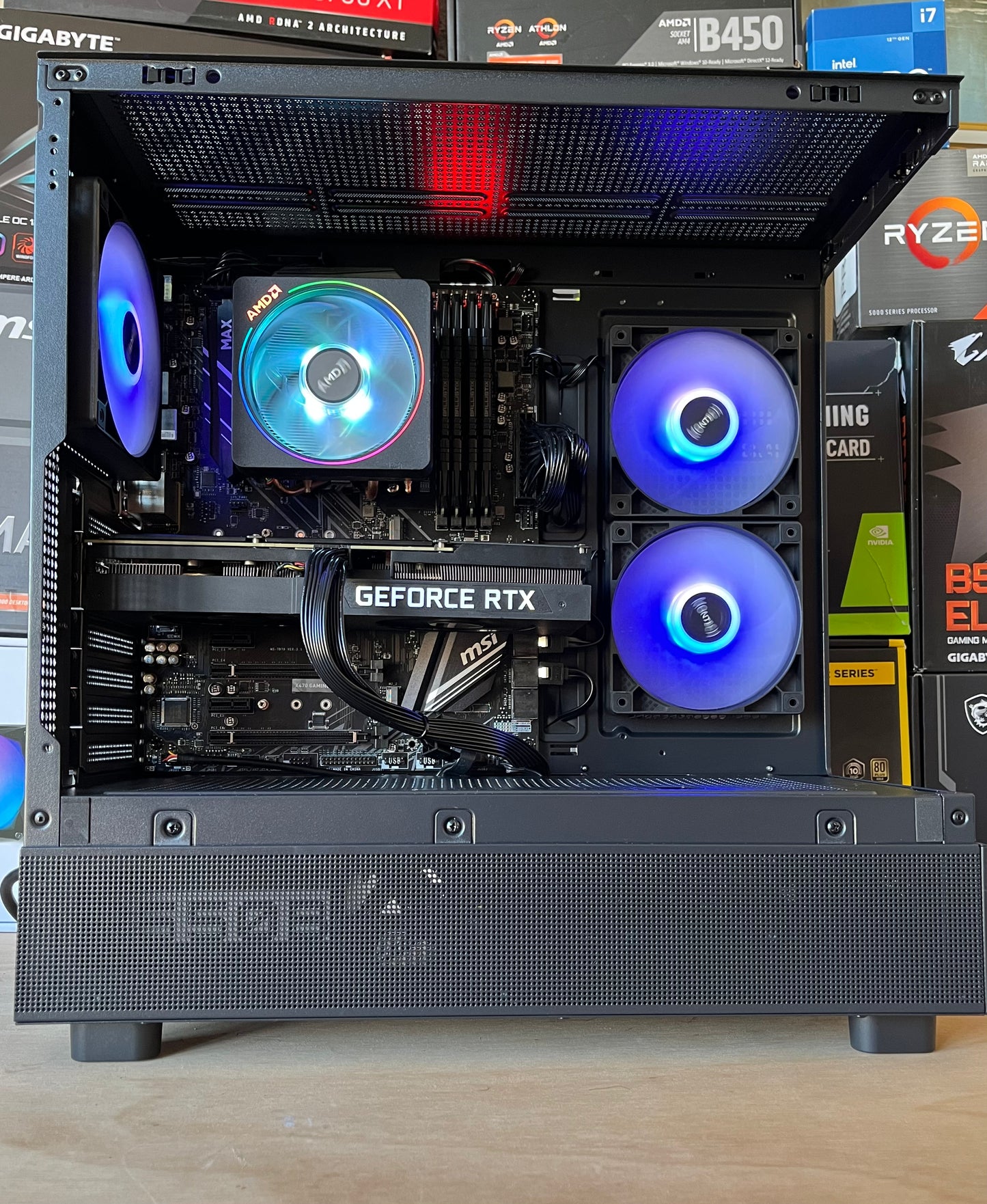 đPC gamer RGB - Ryzen 7 4,4 Ghz - RTX 3070- 32go RAM DDR4- 500go SSD- 1to HDD - WINDOWS 11 PRO