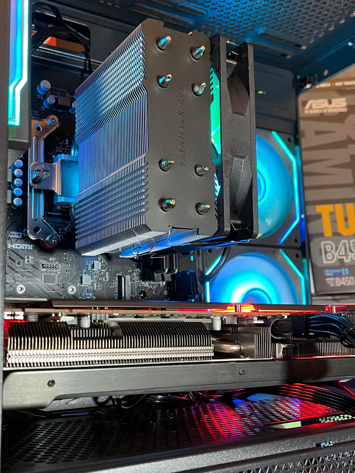 🌈 PC gamer RGB - Ryzen 7 4,4 Ghz - RX 6700 XT- 32go RAM DDR4- 500go SSD- 1to HDD - WINDOWS 11 PRO