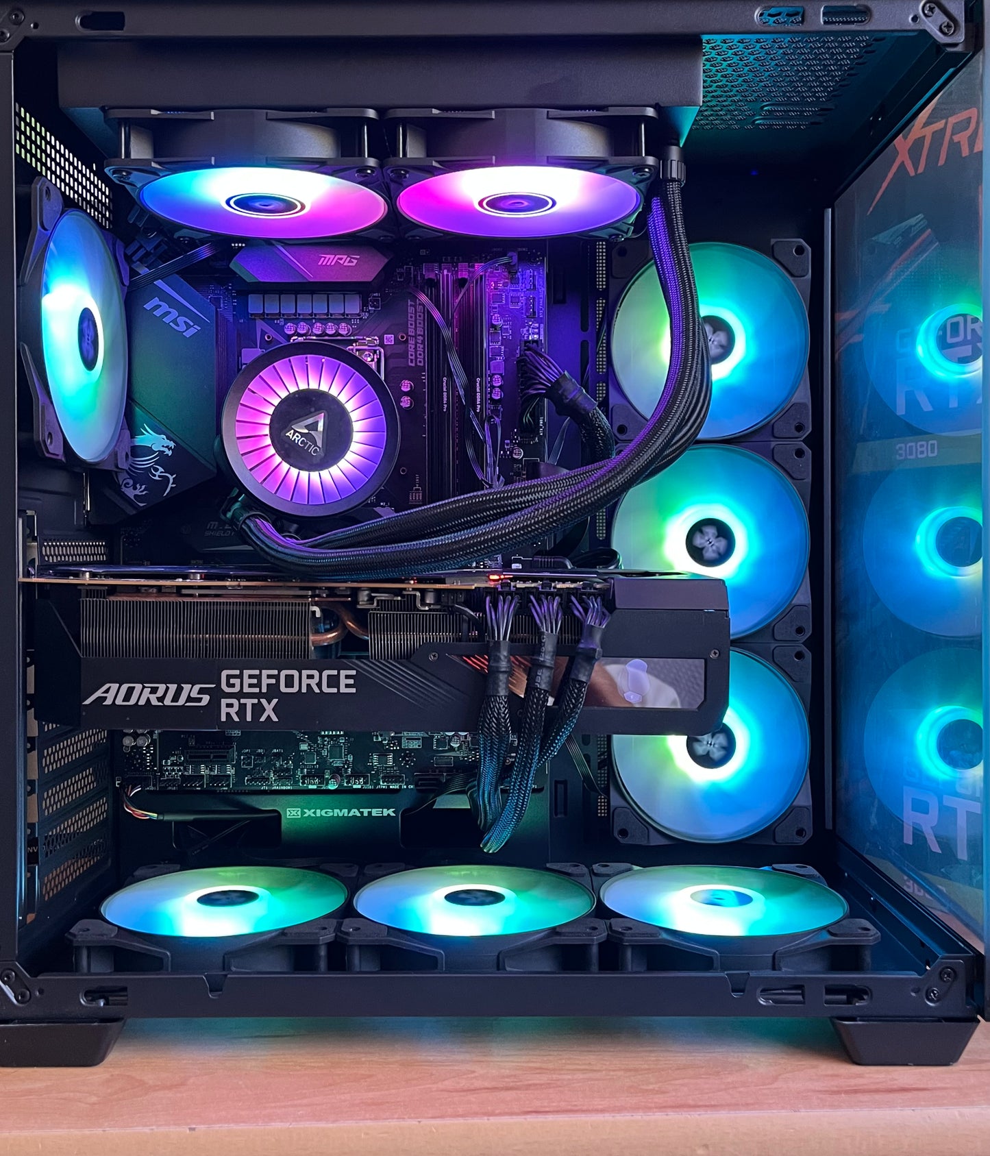 đPC gamer RGB - I9 - RTX 3080- 32go RAM DDR4- 1to SSD- WATERCOOLING AIO 360mm - WINDOWS 11 PRO