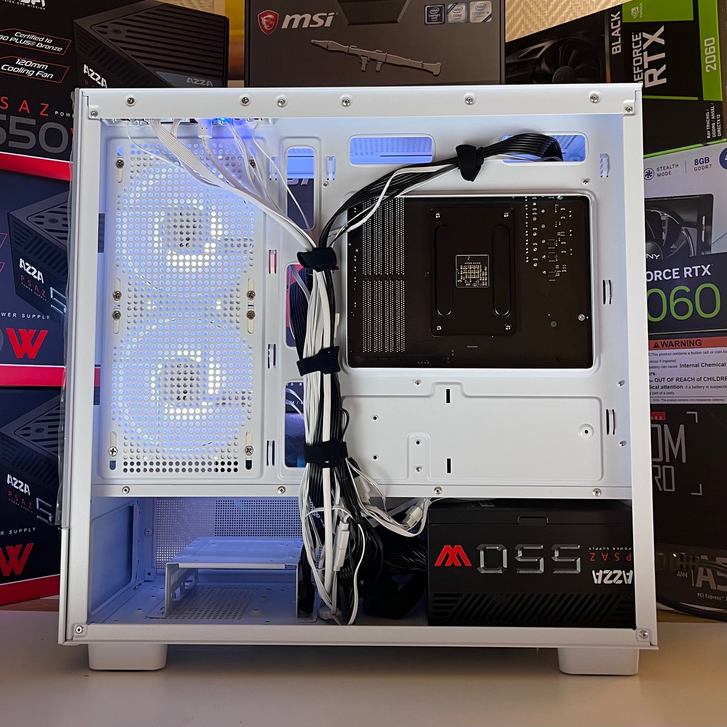 đPc gamer RGB - Ryzen 7 5700X - rtx 4060 TI - 32 ram ddr4- 1to ssd - windows 11 pro