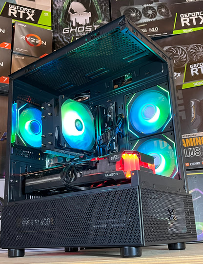 🌈 PC gamer RGB - Ryzen 7 4,4 Ghz - RX 6700 XT- 32go RAM DDR4- 500go SSD- 1to HDD - WINDOWS 11 PRO
