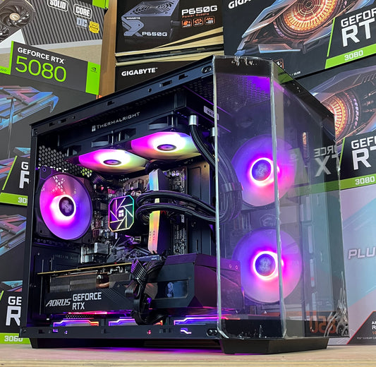 🌈PC gamer RGB - Ryzen 7 4,6 Ghz - RTX 3080- 32go RAM DDR4- 1to SSD- WATERCOOLING AIO 240mm - WINDOWS 11 PRO - GARANTI 1 AN - ENVOI POSSIBLE 📦