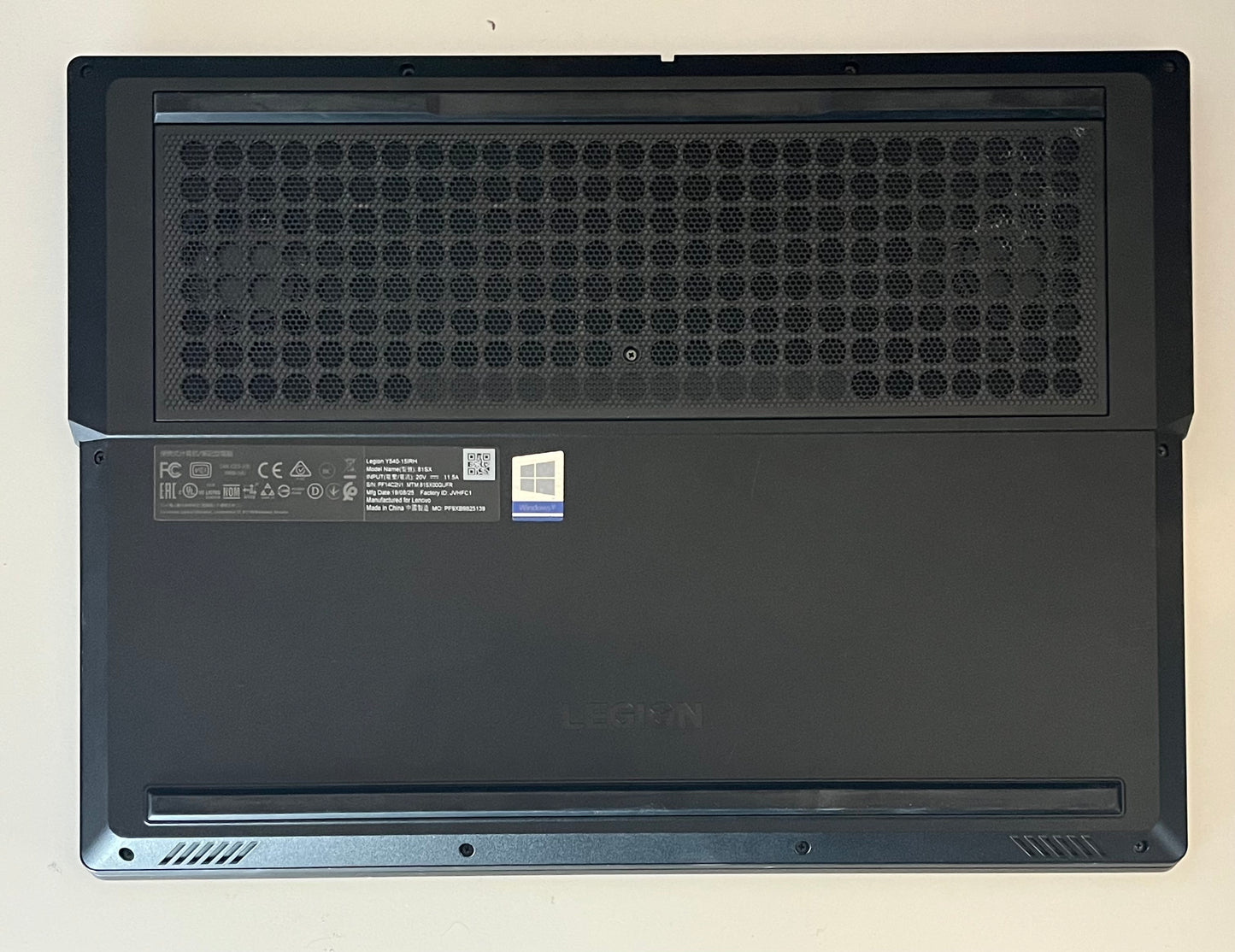 Pc portable gamer Lenovo legion- GTX 1660 ti - i5 9300h - 16go ram ddr4- 256go ssd - 1to hdd- windows 11 pro