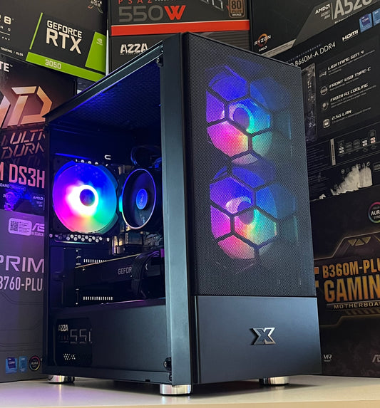 🌈 Pc gamer rgb - Ryzen 5 5500 - rtx 2070 super dell - 16go ram ddr4- 500go ssd - windows 11 pro