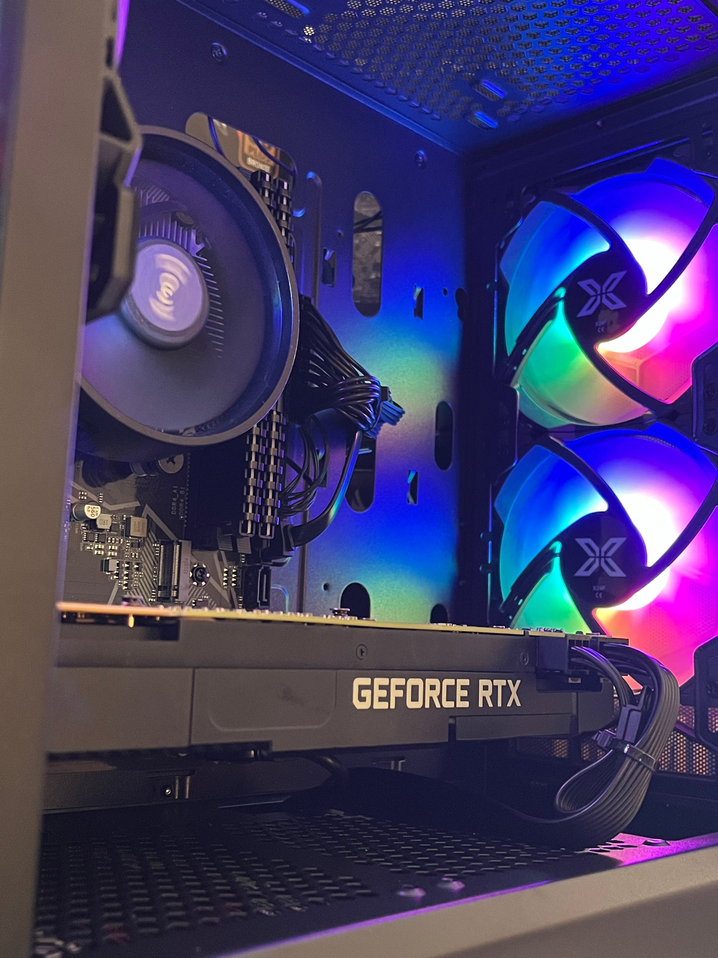 🌈 Pc gamer rgb - Ryzen 5 5500 - rtx 2070 super dell - 16go ram ddr4- 500go ssd - windows 11 pro