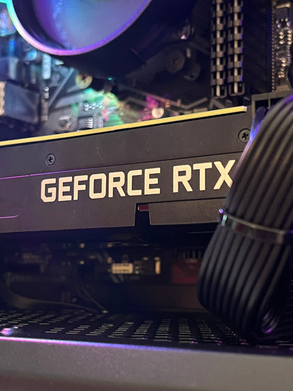 🌈 Pc gamer rgb - Ryzen 5 5500 - rtx 2070 super dell - 16go ram ddr4- 500go ssd - windows 11 pro