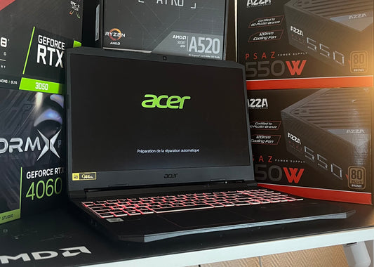 Pc Portable Acer nitro 5 - i7 10750h - RTX 2060 - 16go ram ddr4- 500go ssd - 1to hdd- windows 11 pro