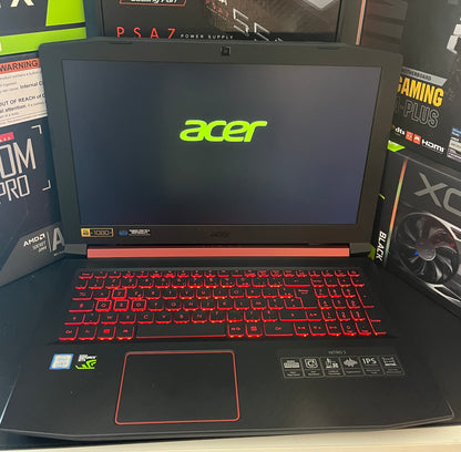 Portable Acer nitro 5 - GTX 1050 - i5 8300h - 16go ram ddr4- 256go ssd - 1to HDD - windows 11 pro
