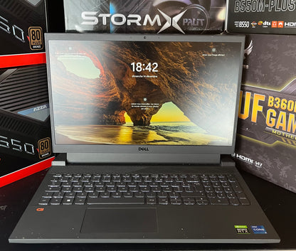 Pc Portable Dell G15 - RTX 3050 - i5 11260h - 16go ram ddr4- 500go ssd - windows 11 pro