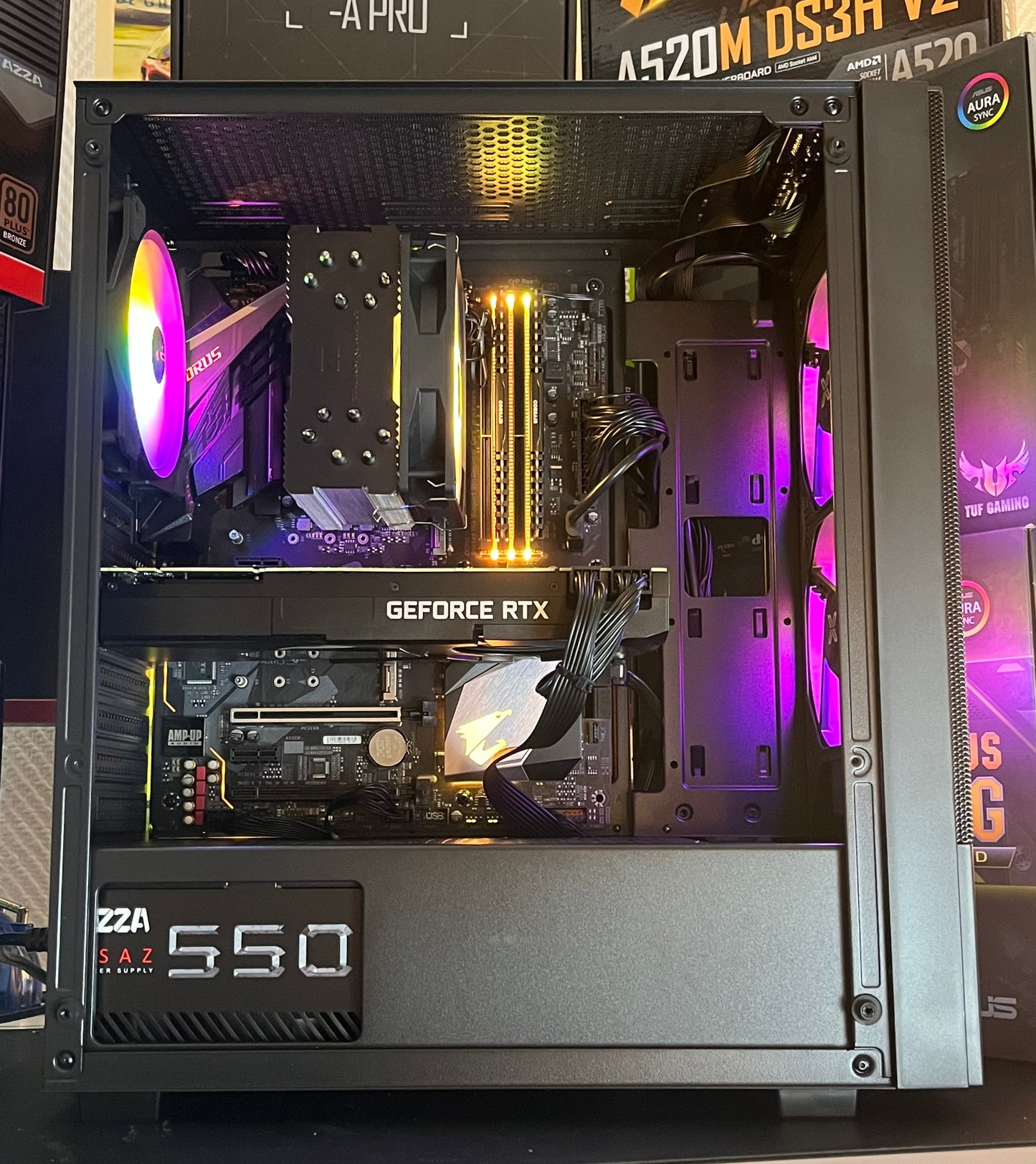 🌈 Pc gamer rgb - i7 9700f - rtx 2070 super dell - 16go ram ddr4- 500go ssd - windows 11 pro