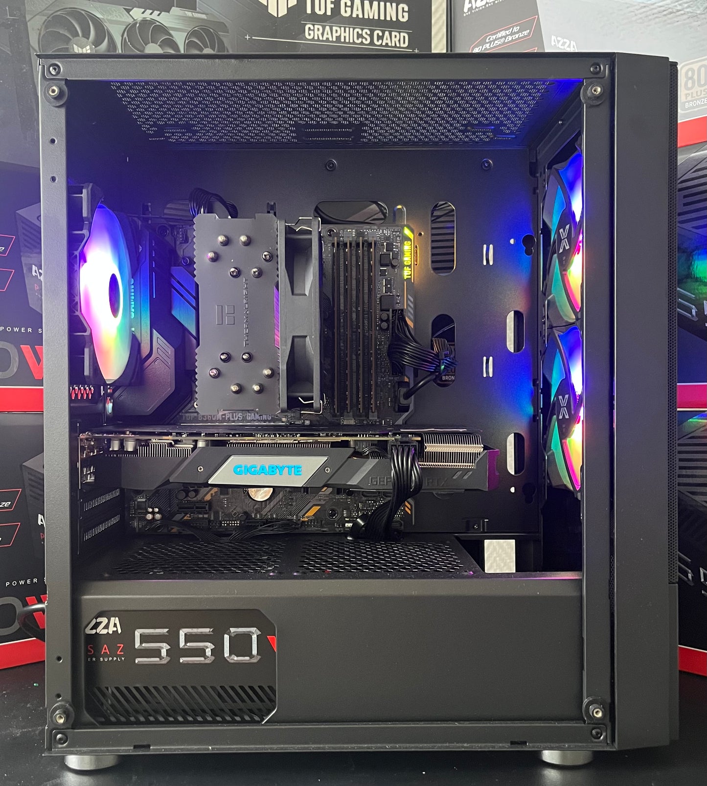 🌈 Pc gamer RGB - i5 9400f - RTX 2060 - 16go ram ddr4- 500go ssd - windows 11 PRO