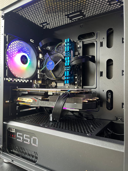 🌈 Pc gamer RGB - i5 10400f - RTX 2060 - 16go ram ddr4- 500go ssd - windows 11 PRO